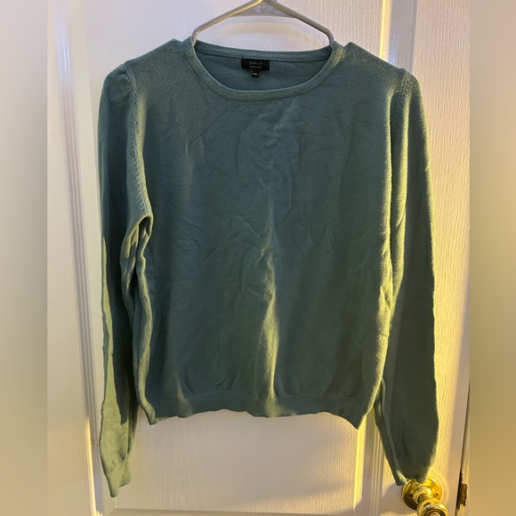 Debut Teal Women's Crew Neck Sweater - Picture 1 of 3